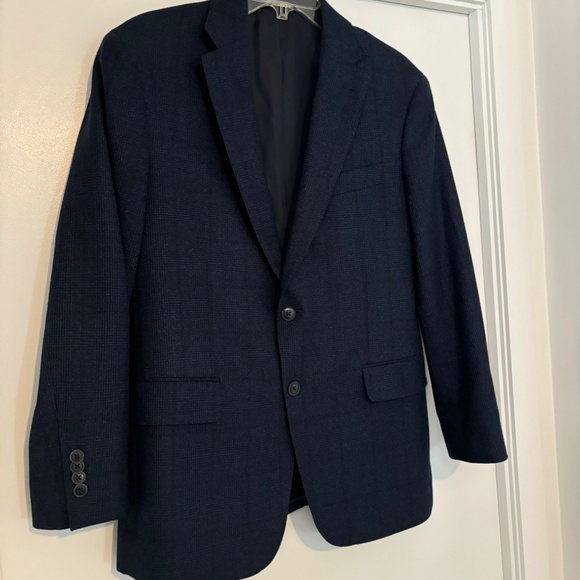 Blue Wool Blazer - Picture 10 of 12